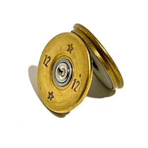 Starred 12 Gauge Gold With Silver Slices For Bullet Jewelry