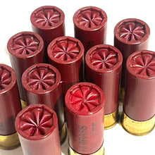 Load image into Gallery viewer, Federal High Brass Dummy Rounds Inert Dark Red Shotgun Shells 12 Gauge Fake Spent Hulls Used Cases 12GA Qty 10 - FREE SHIPPING
