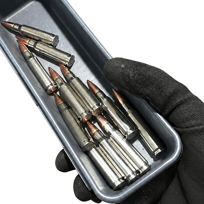 Nickel .308 WIN / 7.62x51 NATO Dummy Rifle Rounds With New Bullet | Qty 5
