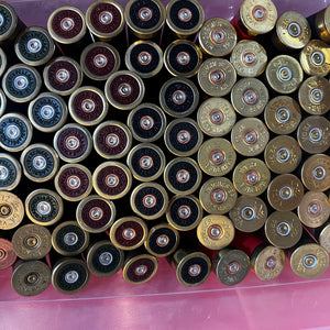 100 Pcs Shotgun Shell Slices and 25 Pcs 223 Flattened With Hole - Priority Mail Included