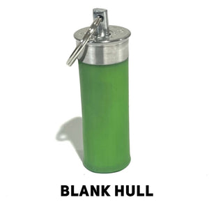 Blank Kent Shotgun Shell Key-Chain 12 Gauge Lime Green