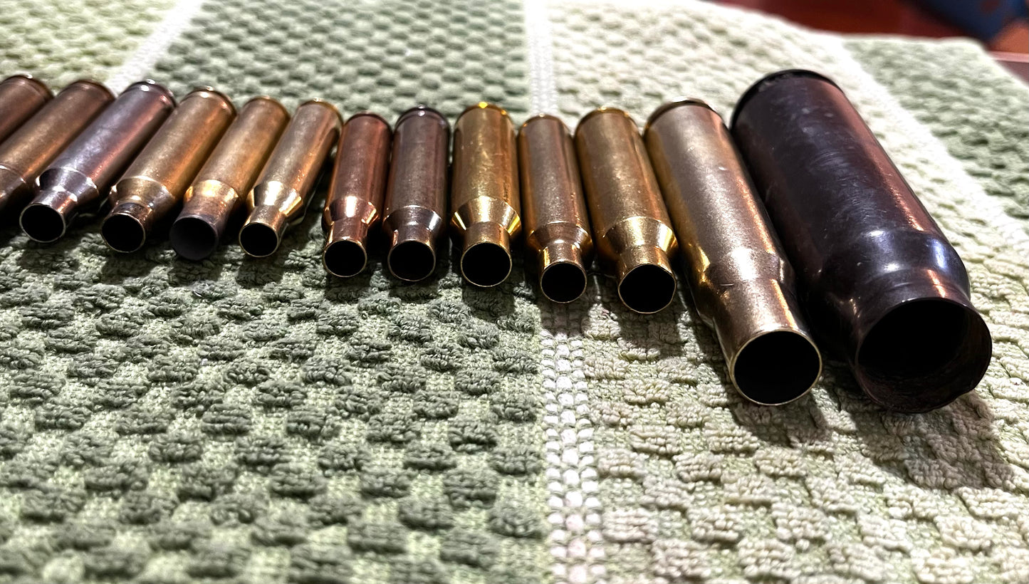 Mixed Lot - Rifle and Pistol Brass - 32 Pcs - Shipping Included