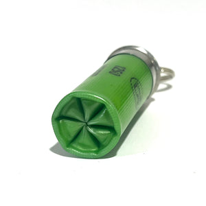 Shotgun Shell Key-Chain Lanyard Lime Green