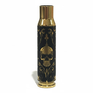 Custom Engraved Brass Rifle Casings Gothic Steampunk Style