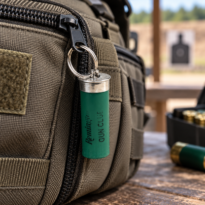 Remington Gun Club Green 12 Gauge Shotgun Shell Keychain — Hunter's Gift