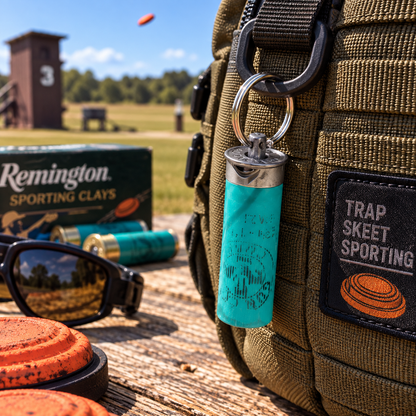 Remington Cure Teal 12 Gauge Shotgun Shell Keychain — Rare Color
