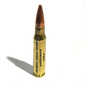 Engraved Dummy 50 Caliber BMG Hand Polished Real Once Fired Brass Casings And Bullet Qty 17 | FREE SHIPPING