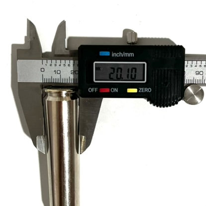 50 Cal BMG Nickel Dummy Round With Professional Match Grade Bullet