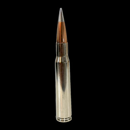 50 Cal BMG Nickel Dummy Round With Professional Match Grade Bullet
