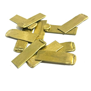 Flattened 22 Caliber Brass Blanks For Metal Stamping Real Fired Bullet Casings