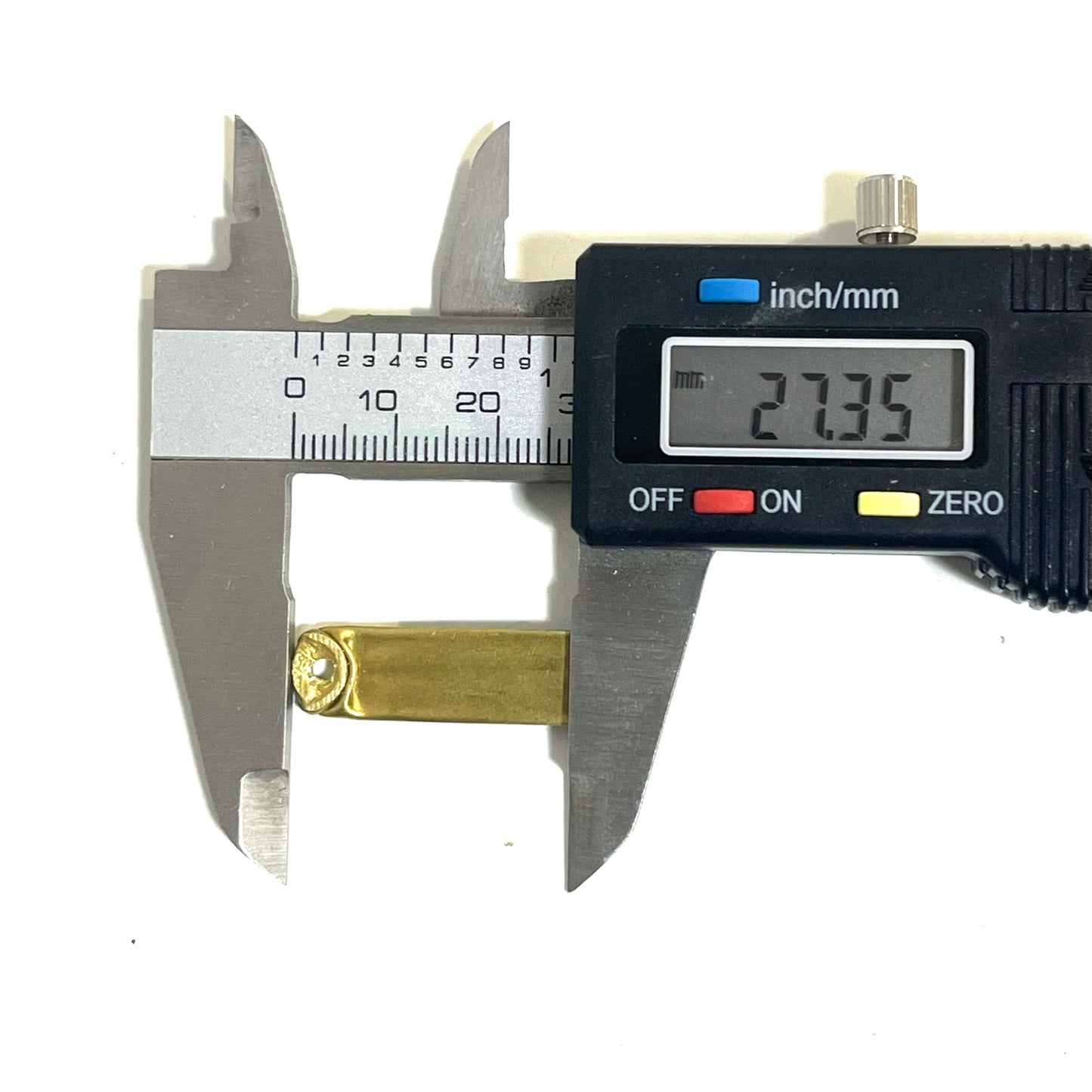 Flattened 22 Caliber Brass Blanks With Hole Thru Headstamp For Metal Stamping Real Fired Bullet Casings Qty 5 | FREE SHIPPING