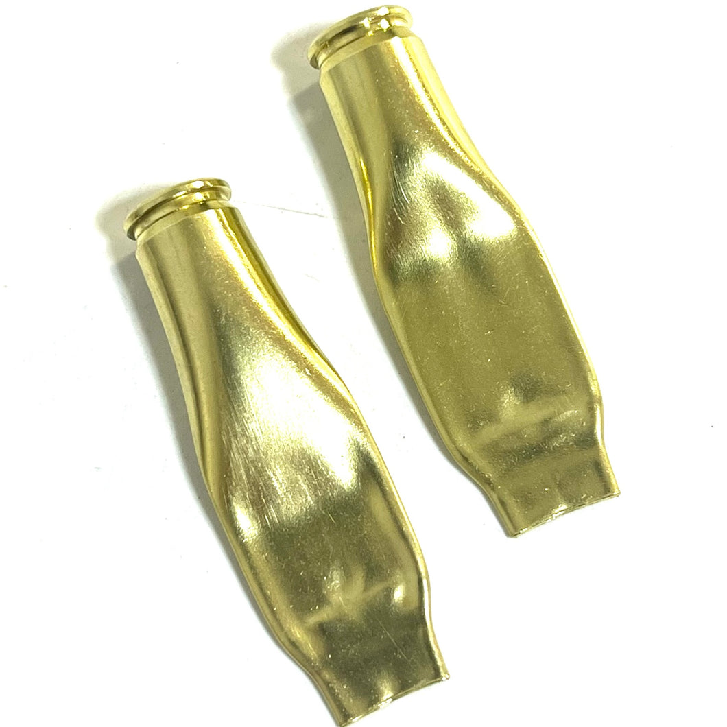 Flattened 223 Bullets Brass Blanks For Metal Stamping Real Fired Casings Qty 5 | FREE SHIPPING
