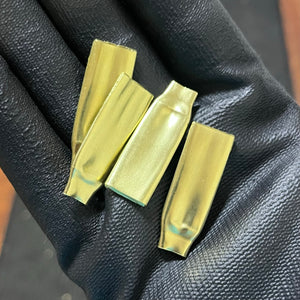 Flattened Brass Rifle Casings