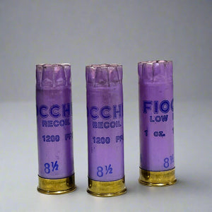 Light purple empty shotgun shells for boutonnieres