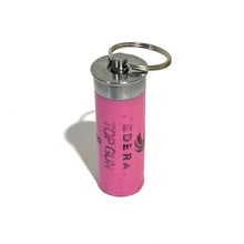 Load image into Gallery viewer, Federal Shotgun Shell Keychain 12 Gauge Pink

