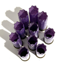 Load image into Gallery viewer, Purple empty shotgun hulls for crafts
