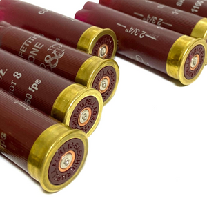 Red Burgundy Empty Shotgun Shells 12 Gauge Dark Red 12GA Hulls Shot Gun Casings Maroon Unique Headstamps DIY Ammo Crafts 10 Pcs - FREE SHIPPING