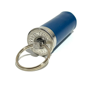 Shell Key-chain 12 Gauge Electric Blue