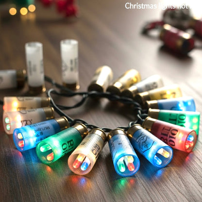 DIY Shotgun shell Christmas lights
