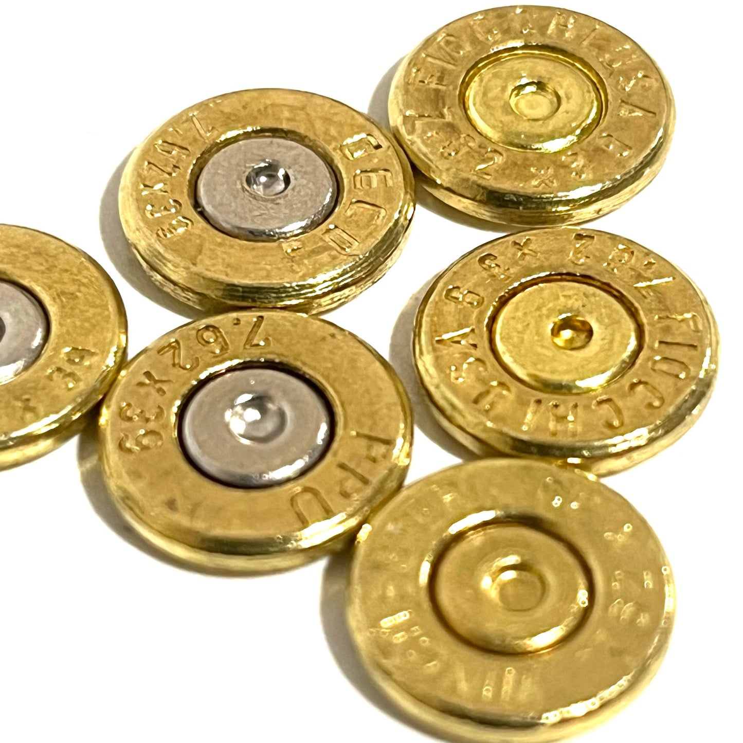 Bullet Slices 7.62x39 Brass