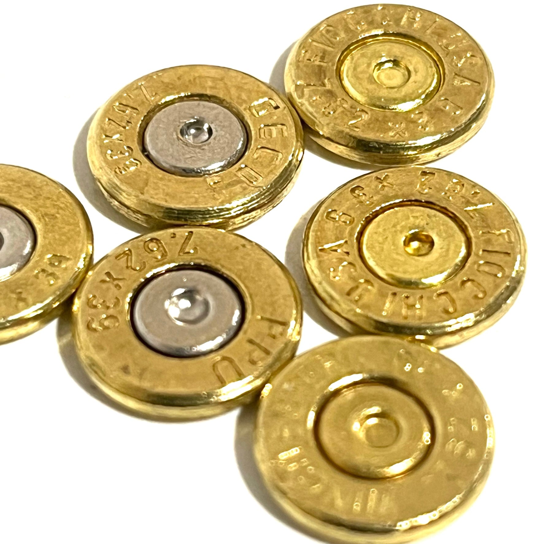 Bullet Slices 7.62x39 Brass