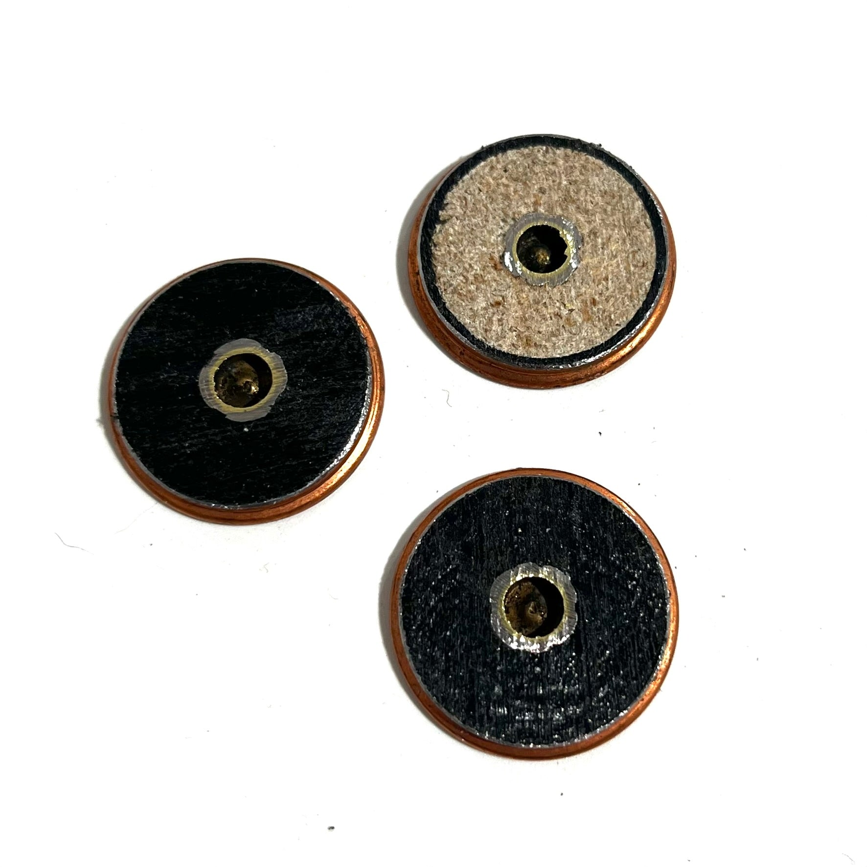 Thin Cut Copper Bullet Slices 12 Gauge