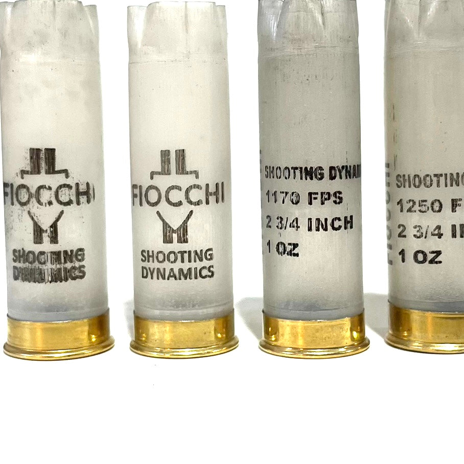 Translucent 12 Gauge Fiocchi Empty Shotgun Shells Semi Transparent 12GA Hulls