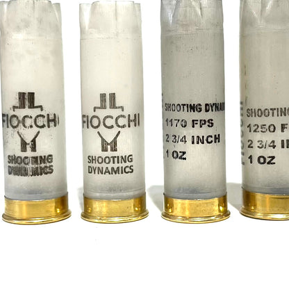 Translucent 12 Gauge Fiocchi Empty Shotgun Shells Semi Transparent 12GA Hulls