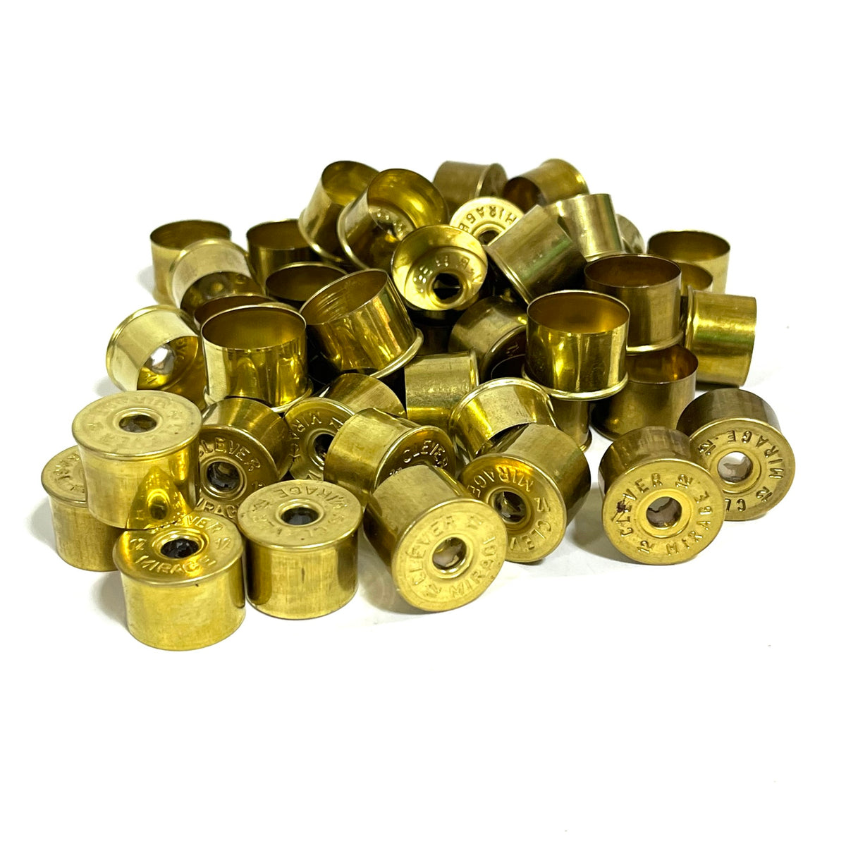 Deprimed High Brass Headstamps 12 Gauge Brass Bottoms
