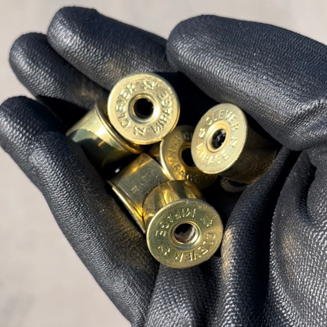 Deprimed High Brass Headstamps 12 Gauge Brass Bottoms