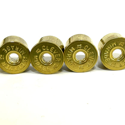 Clever Grand Italia High Brass Deprimed Headstamps 12 Gauge Brass Bottoms 20 Pcs