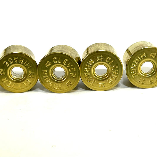 Clever Grand Italia High Brass Deprimed Headstamps 12 Gauge Brass Bottoms 20 Pcs