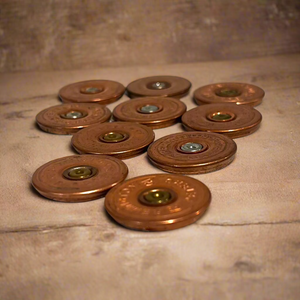 Remington Copper Bullet Slices For Jewelry