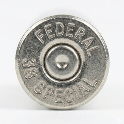 .38 Special Nickel Bullet Slices — Thin Cut, Polished (Qty 15)