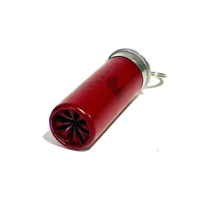 Federal Dark Red 12 Gauge Shotgun Shell Keychain — Classic Color