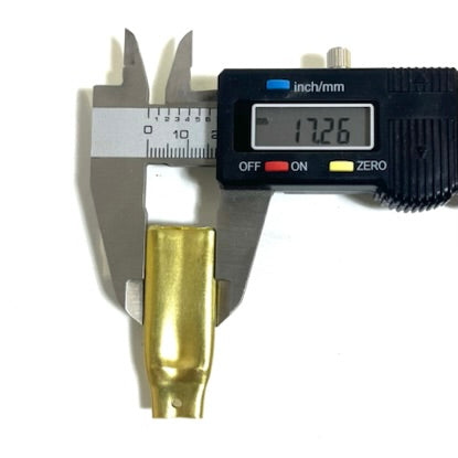 Flattened Brass Bullet Casings