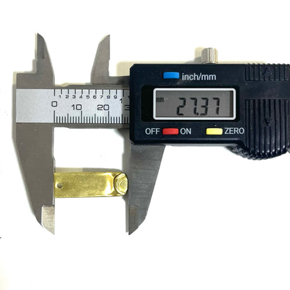 Flattened 22 Caliber Brass Blanks With Hole For Metal Stamping Real Fired Bullet Casings Qty 5