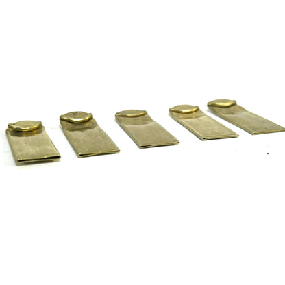 Flattened 22 Caliber Brass Blanks For Metal Stamping Real Fired Bullet Casings Qty 5
