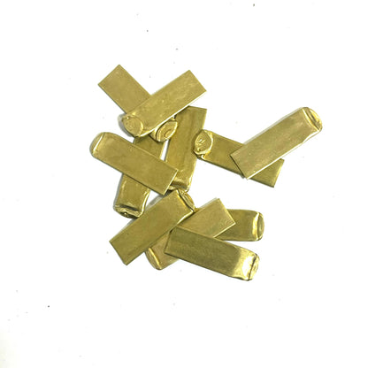 Flattened 22 Caliber Brass Blanks For Metal Stamping Real Fired Bullet Casings Qty 5
