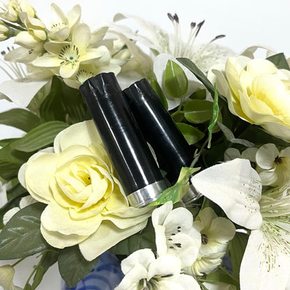 DIY Shotgun Shell Wedding Boutonnieres Black
