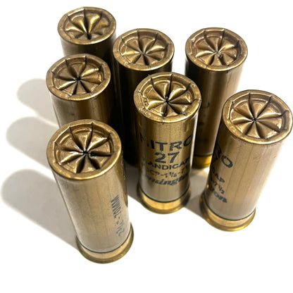 Dummy Rounds Inert Gold Shotgun Shells 12 Gauge Remington Fake Spent Hulls Used Cases 12GA Qty 10