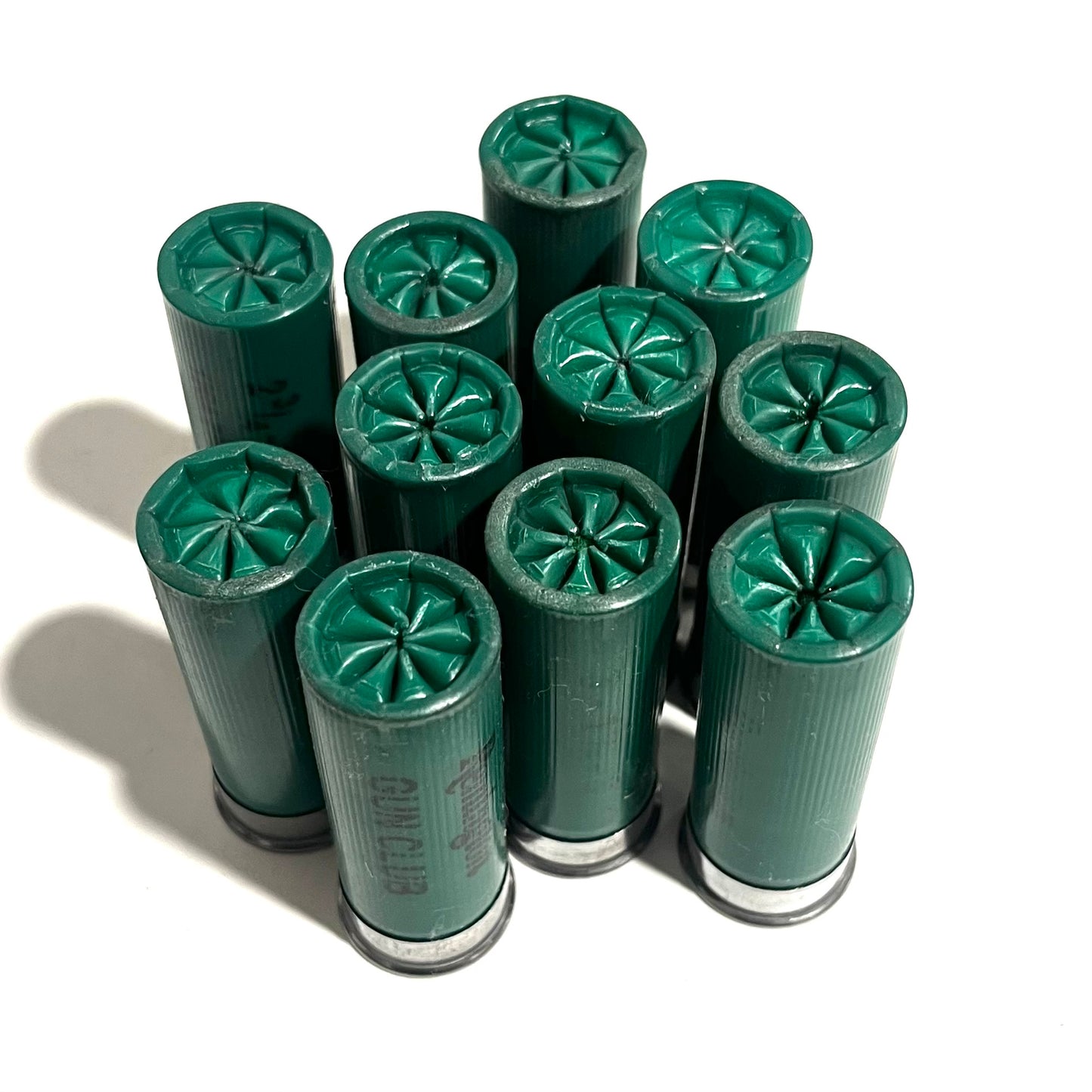 Green Dummy Rounds Fake Shotgun Shells 12 Gauge 12GA Qty 10