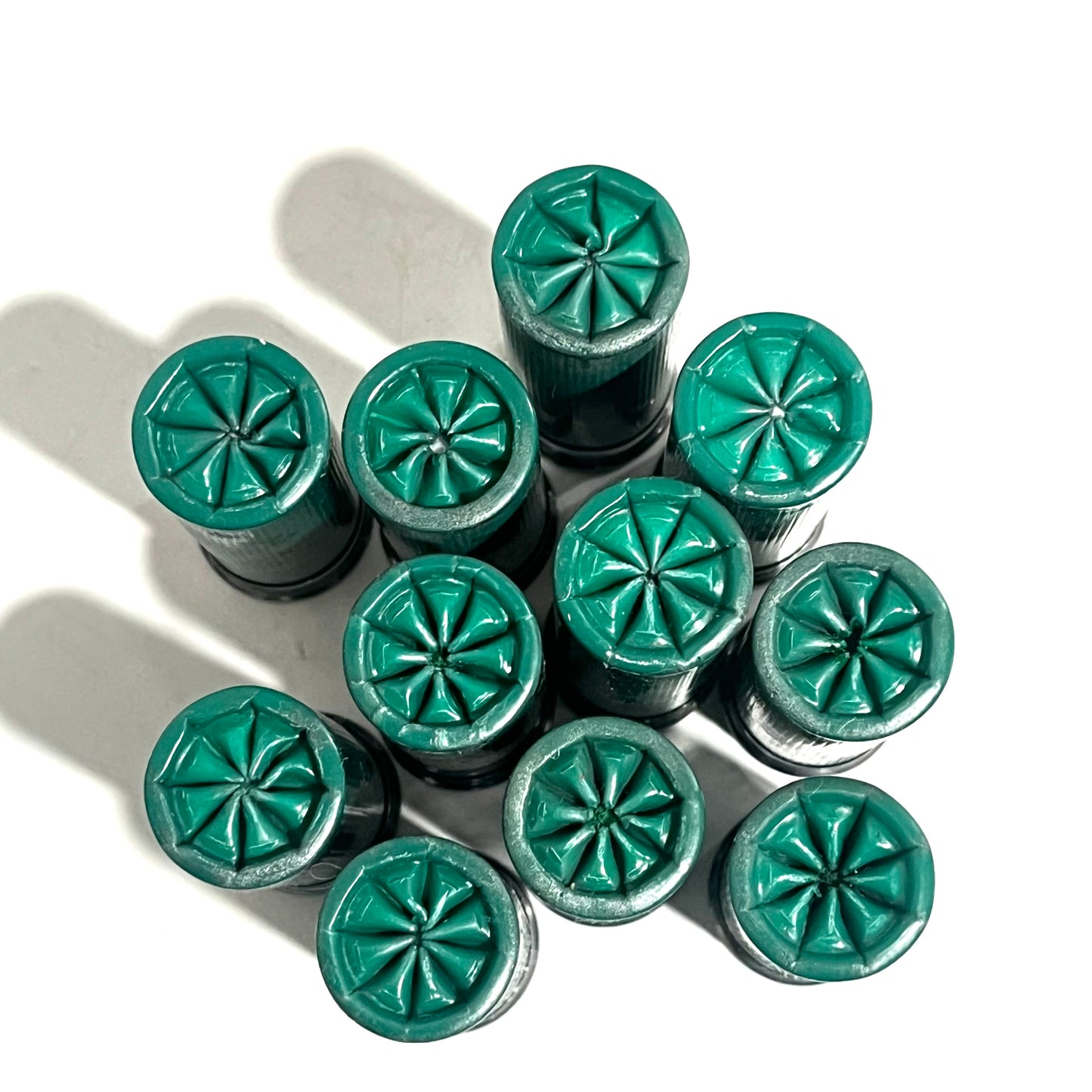 Green Dummy Rounds Fake Shotgun Shells 12 Gauge 12GA Qty 10