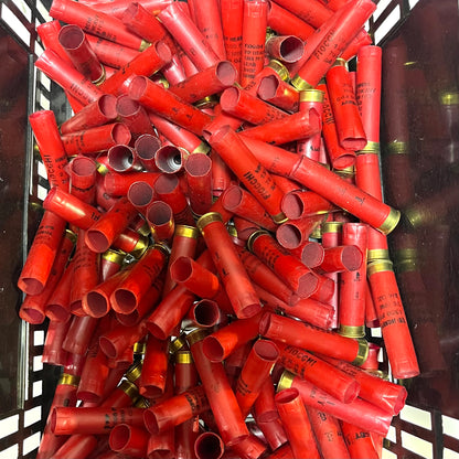 Fiocchi Red Shotgun Shells 28 Gauge Empty Hulls Shotshells 28GA Spent Casings Ammo Crafts Bullet Jewelry 100 Pcs - FREE SHIPPING