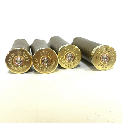 Bornaghi Italy Blank Gold Shotgun Shells 12 Gauge No Markings On Hulls Shotshells DIY Boutonniere Wedding Crafts Qty 8 | FREE SHIPPING