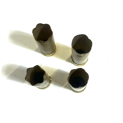 Bornaghi Italy Blank Gold Shotgun Shells 12 Gauge No Markings On Hulls Shotshells DIY Boutonniere Wedding Crafts Qty 8 | FREE SHIPPING