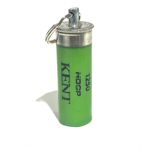 Kent Shotgun Shell Key-Chain 12 Gauge Lime Green
