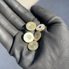 Load and play video in Gallery viewer, 20 Gauge Shotgun Shell Slices For Bullet Jewelry Qty 15

