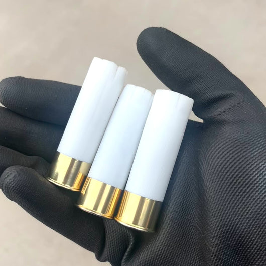 White 8 Blank Empty Shotgun Shells 12 Gauge No Markings On Hulls DIY Boutonnieres Wedding Crafts