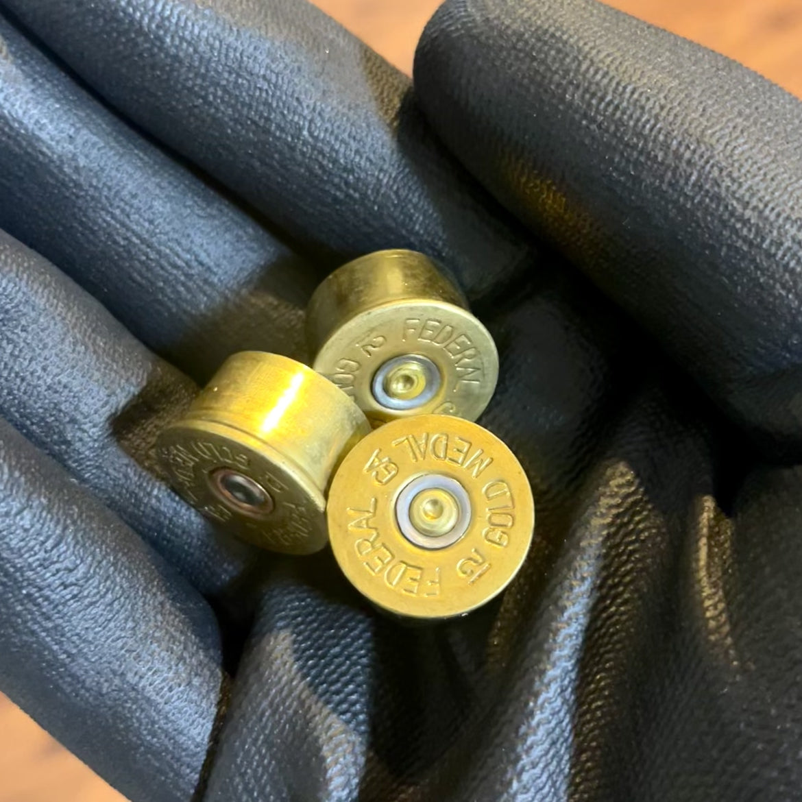 High Brass Federal Gold Medal Headstamps 12 Gauge Brass Bottoms 20 Pcs